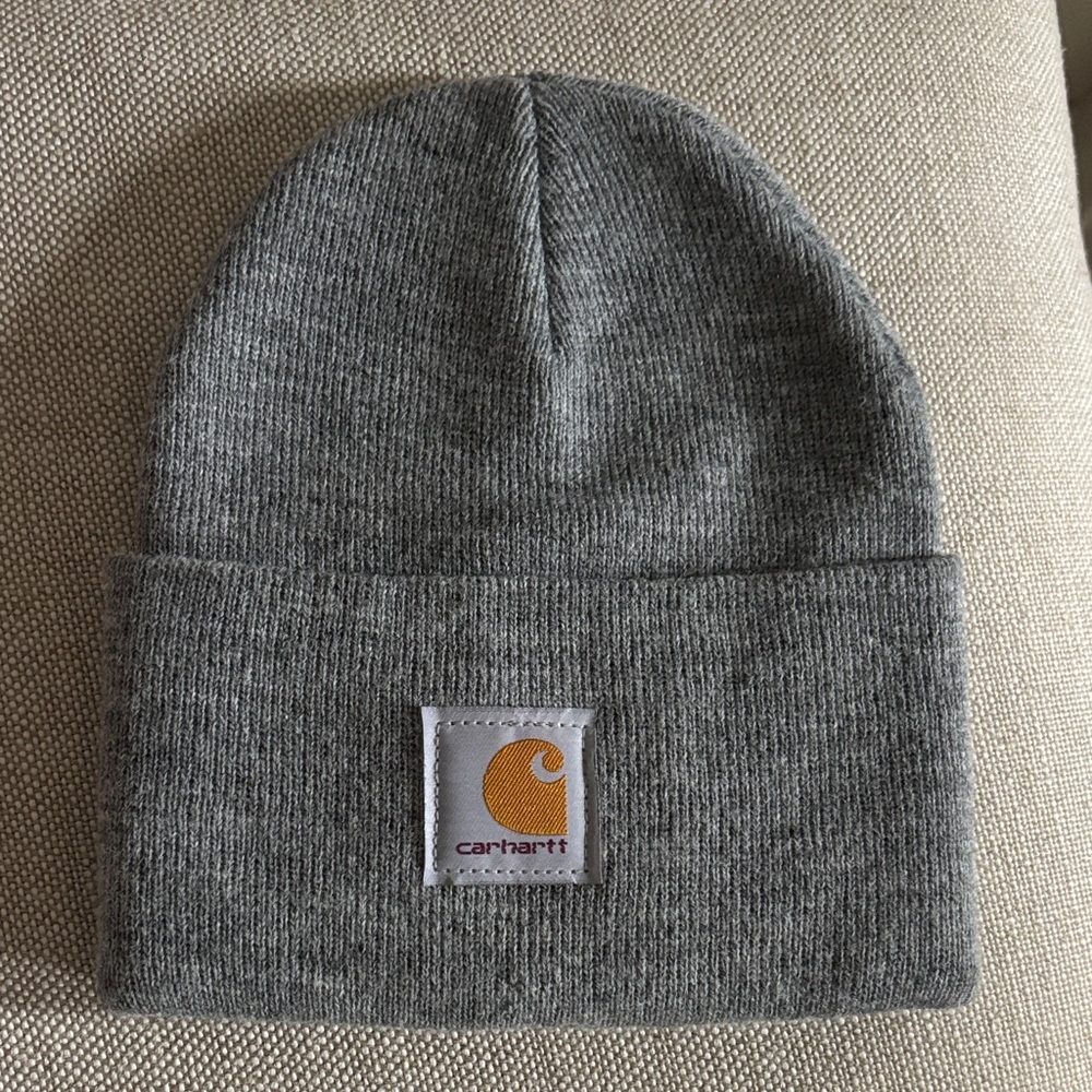 Carhartt Heather Gray Beanie NWOT